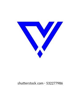vi letter vector logo
