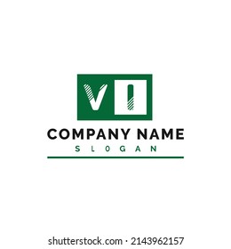 VI Logo Design. VI Letter Logo Vector Illustration - Vector