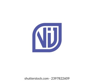 VI logo design vector template