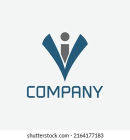 Vi Stock Logo Design Template 