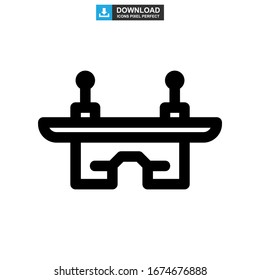 viaduct icon or logo isolated sign symbol vector illustration - high quality black style vector icons
