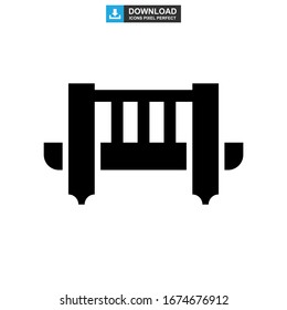 viaduct icon or logo isolated sign symbol vector illustration - high quality black style vector icons
