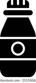 Ilustración de diseño de icono de Vector de botella de vial
