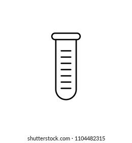 vial icon. Element of web icon for mobile concept and web apps. Thin line vial icon can be used for web and mobile. Premium icon on white background