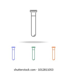 vial icon. Medicine Element of multi colored icons for mobile concept and web apps. Thin line icon for website design and development, app development. Premium icon on white background