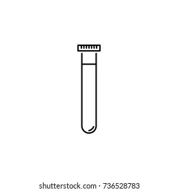 vial icon on white background