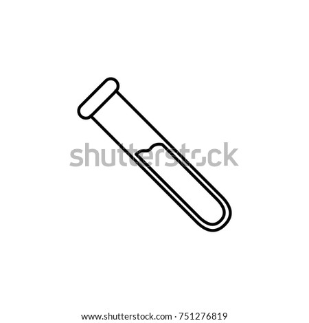 vial icon on white background
