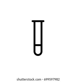 vial laboratory analysis line black icon