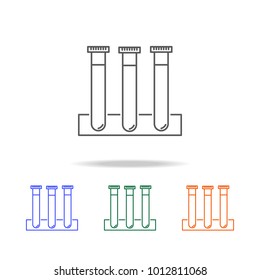 vials icon. Medicine Element of multi colored icons for mobile concept and web apps. Thin line icon for website design and development, app development. Premium icon on white background