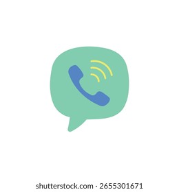 viber call in fill icon