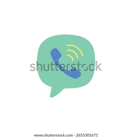 viber call in fill icon