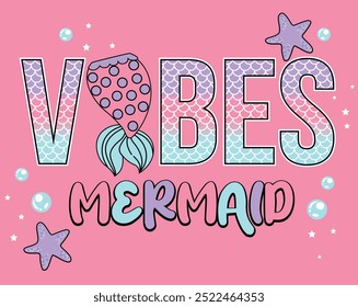 vibes mermaid star sea cute girl