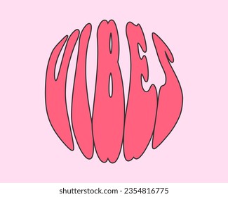 vibes typography lettering quote for t shirt design