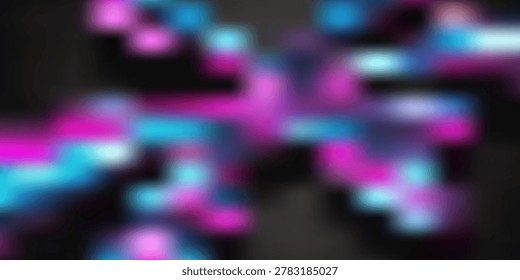 Vibrant 3Drendered interlocking gears with neon lighting effects, representing advanced technology