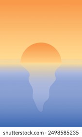 Vibrant 4-color sunset artwork, perfect for adding a warm, artistic touch to any project. Ideal for designs needing rich, colorful backgrounds. Sunset art, vibrant colors