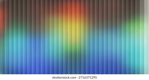 Obra de arte abstracta vibrante con rayas de Vertical con un gradiente de arco iris que crea un efecto visual dinámico y colorido perfecto para proyectos artísticos y de diseño moderno