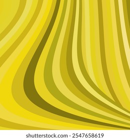  A vibrant abstract artwork featuring wavy, multicolored stripes that seamlessly flow diagonally across the canvas. The spectrum GOLD shades of colors, creating a lively and dynamic visual effect. 

