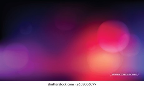 Fondo Abstractas vibrante con efectos borrosos de Bokeh