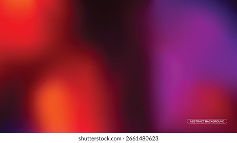 Plano de fundo abstrato vibrante com cores de gradiente indefinidas