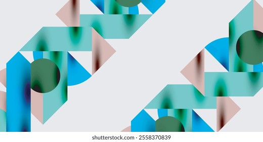 Vibrant abstract background circles with smooth gradients, creating a dynamic and modern design. Ideal for creative, tech, or contemporary-themed projects