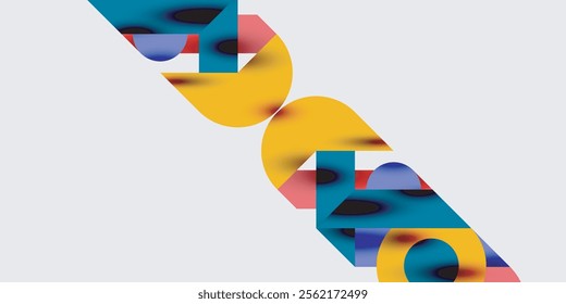 Vibrant abstract background circles with smooth gradients, creating a dynamic and modern design. Ideal for creative, tech, or contemporary-themed projects
