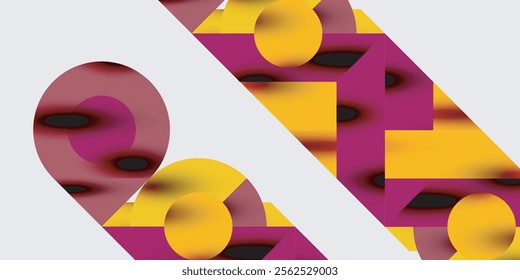 Vibrant abstract background circles with smooth gradients, creating a dynamic and modern design. Ideal for creative, tech, or contemporary-themed projects