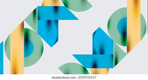 Vibrant abstract background circles with smooth gradients, creating a dynamic and modern design. Ideal for creative, tech, or contemporary-themed projects