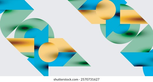 Vibrant abstract background circles with smooth gradients, creating a dynamic and modern design. Ideal for creative, tech, or contemporary-themed projects