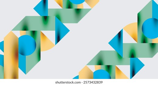 Vibrant abstract background circles with smooth gradients, creating a dynamic and modern design. Ideal for creative, tech, or contemporary-themed projects