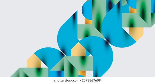 Vibrant abstract background circles with smooth gradients, creating a dynamic and modern design. Ideal for creative, tech, or contemporary-themed projects