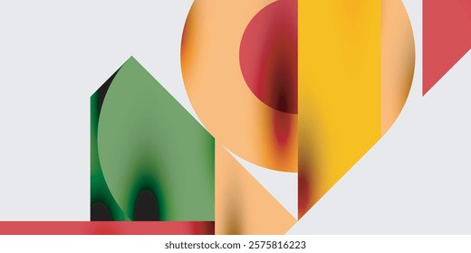 Vibrant abstract background circles with smooth gradients, creating a dynamic and modern design. Ideal for creative, tech, or contemporary-themed projects