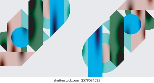 Vibrant abstract background circles with smooth gradients, creating a dynamic and modern design. Ideal for creative, tech, or contemporary-themed projects