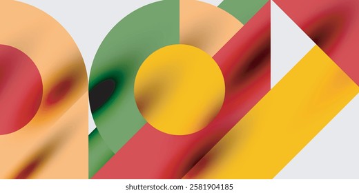 Vibrant abstract background circles with smooth gradients, creating a dynamic and modern design. Ideal for creative, tech, or contemporary-themed projects