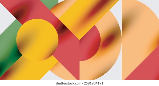 Vibrant abstract background circles with smooth gradients, creating a dynamic and modern design. Ideal for creative, tech, or contemporary-themed projects