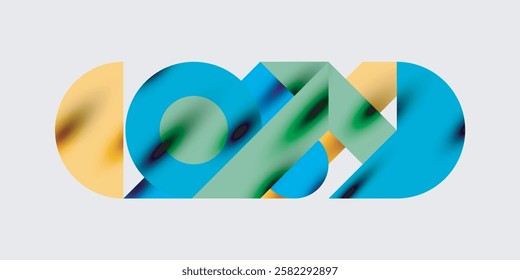 Vibrant abstract background circles with smooth gradients, creating a dynamic and modern design. Ideal for creative, tech, or contemporary-themed projects