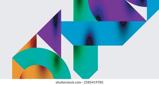 Vibrant abstract background circles with smooth gradients, creating a dynamic and modern design. Ideal for creative, tech, or contemporary-themed projects