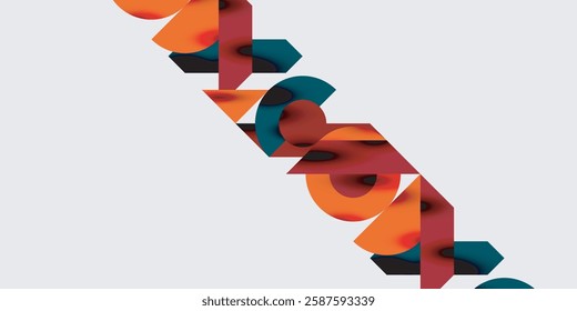 Vibrant abstract background circles with smooth gradients, creating a dynamic and modern design. Ideal for creative, tech, or contemporary-themed projects