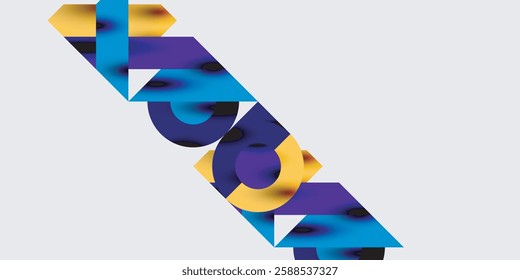 Vibrant abstract background circles with smooth gradients, creating a dynamic and modern design. Ideal for creative, tech, or contemporary-themed projects