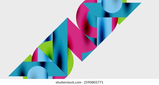 Vibrant abstract background circles with smooth gradients, creating a dynamic and modern design. Ideal for creative, tech, or contemporary-themed projects