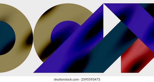 Vibrant abstract background circles with smooth gradients, creating a dynamic and modern design. Ideal for creative, tech, or contemporary-themed projects