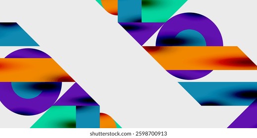 Vibrant abstract background circles with smooth gradients, creating a dynamic and modern design. Ideal for creative, tech, or contemporary-themed projects