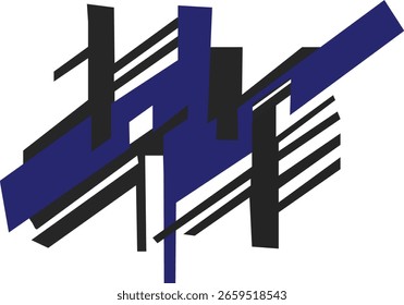 Vibrant Abstract Background with Colorful Geometric Line Elements and Space for Text