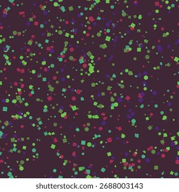 A vibrant abstract background with colorful geometric shapes creates a playful and dynamic visual texture vector