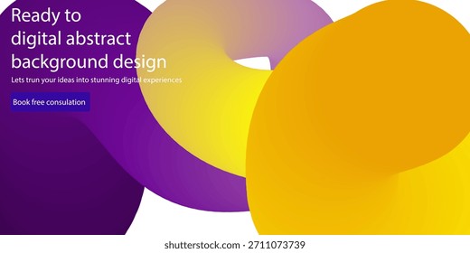 Vibrant abstract background design with overlapping geometric shapes for digital art