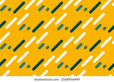 Vibrant abstract background with diagonal lines and dots in teal, white, and yellow. Perfect for website banners, social media posts, or modern presentations.  Stylish and eye-catching design.