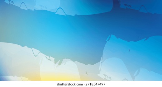 Um fundo abstrato vibrante com uma mistura de texturas de aquarela azul e amarela, criando um visual dinâmico e artístico com efeitos em camadas.