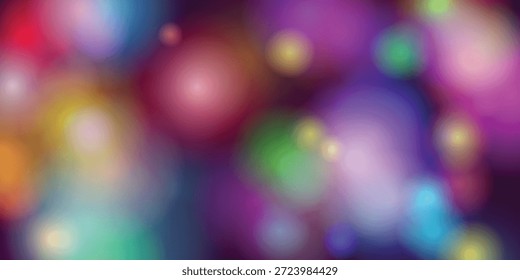 Un fondo vibrante y abstracto con coloridas luces bokeh. La Imagen muestra una variedad de colores brillantes que incluyen rojo, azul, verde y púrpura, creando una atmósfera viva y dinámica. El efecto bokeh difumina las luces, dando a la Imagen una calidad suave y de ensueño.