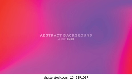 A vibrant abstract background featuring a gradient blend of red and purple hues. The design is smooth and fluid, creating a visually appealing backdrop suitable for various applications.