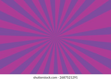 A vibrant abstract background featuring a radial sunburst pattern with alternating stripes of bright pink and deep purple.