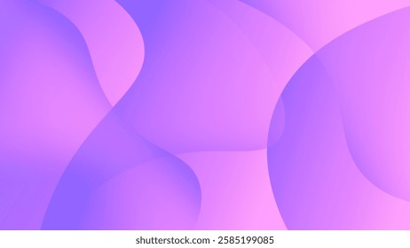 Vibrant abstract background featuring soft gradient transitions from purple to pink hues with curved shapes, creating a modern and eye-catching design for website, print, or digital usage.